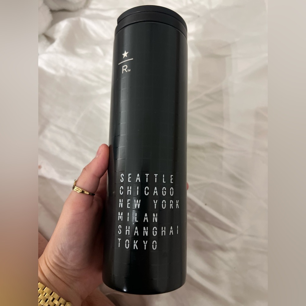 RARE ✨ LIMITED EDITION ✨ Starbucks Reserve Stainless Steel Travel Tumbler Black